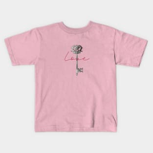 Love is the key Kids T-Shirt